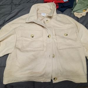 Beige Coat Medium Women